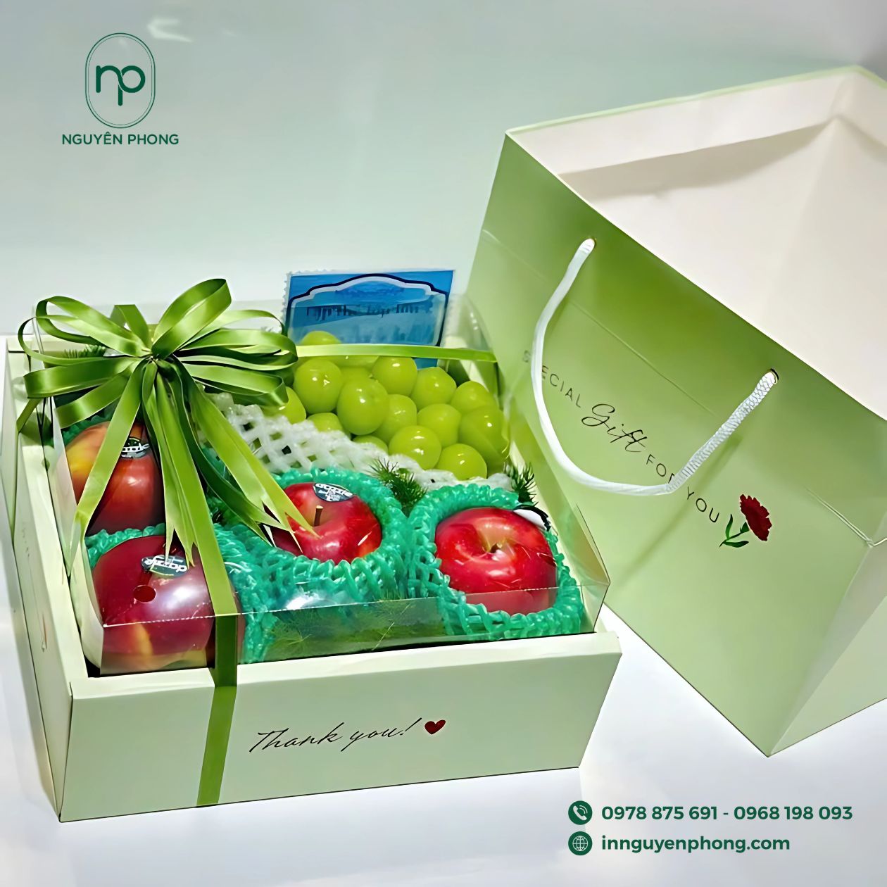 Mẫu túi giấy đựng hoa quả nhập khẩu